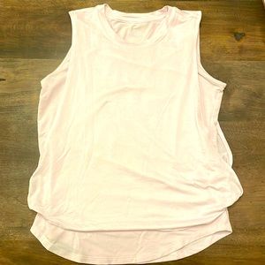 Athleta Girl Double Tank Top -Size L (12) - Pale Pink